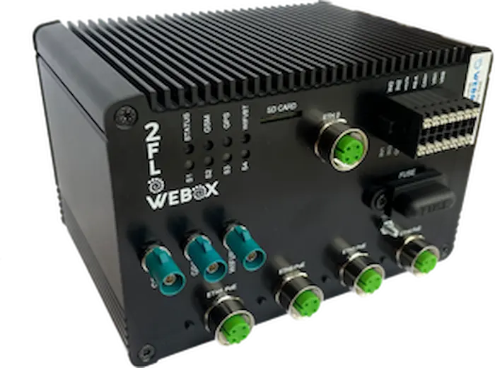 WEBOX high-capacity calculator and transmitter unit for multi-door vehicles